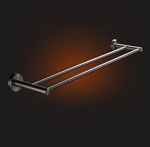 Porte-serviettes suspendu en métal et miroir carré surface géométrique pure - 5