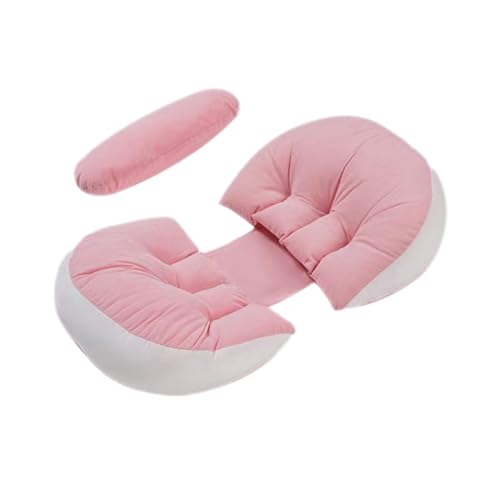 Schwangerschaftskissen – Mutterschafts-Schlafkissen | Muschelförmige Bauchstütze | Komfortables Lendenkissen | Weiches U-förmiges Kissen für Frauen Rückenstütze