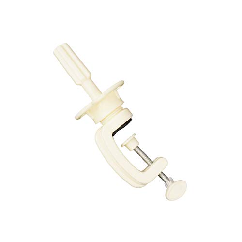 Wig Mannequin Head Stand,Training Head Stand Holder Clamp Black (beige-white)