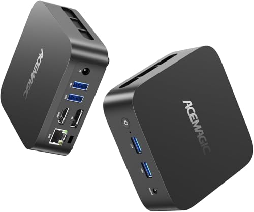 ACEMAGICIAN V1 Mini PC, Intel Twin Lake Ν150 (jusqu'à 3.60GHz), Mini Ordinateur de Bureau 16Go...