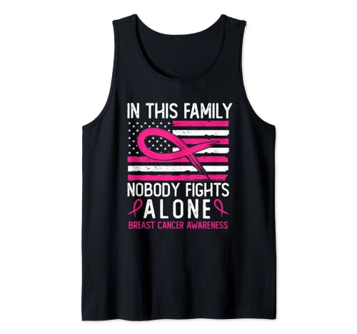 In This Family Nobody Fights Alone Breast Cancer Awareness Canotta