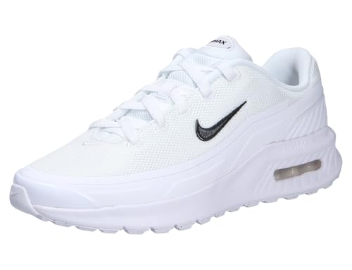 Nike Air MAX Bia, Zapatos con Cordones Mujer, Blanco/Negro-Gris Lobo, 37.5 EU