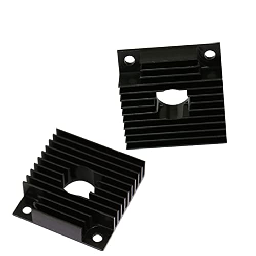 ULTECHNOVO 3pcs Aluminum Heatsink Radiator Kit for Heat Sink for Printer Efficient Cooling Block