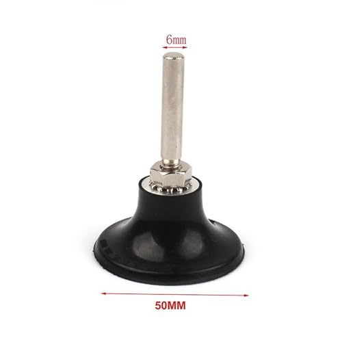 10stk.Set Feroflex Mini Fächerscheiben Profi-Qualität 2,50 mm, Körn 60, Premium Keramik für Metall, Edelstahl, Rost, Stahl Lamellenscheiben Schleifscheibe (Korn 60, 10)+Disc Pad Halter 6mm