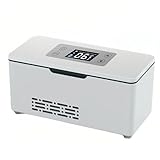 CraftNestUK Funda portátil de viaje con enfriador de insulina, pantalla LED, temperatura constante, mini refrigerador para coche, medicamentos, enfriador de medicamentos