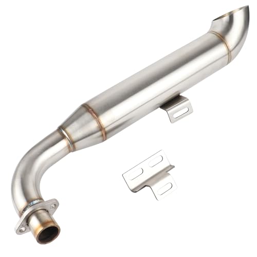 HTBCCHB Motorcycle Stainless Steel Exhaust Muffler For Stock or Big Bore Applications For ATC70 Z50 mini Bikes And Mini Trail 50
