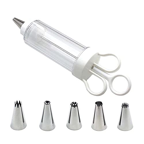 Dessert Decorating Set Cupcake Frosting Filling Injector With 5 Icing Nozzles Cake Dessert Decorating Set Cupcake Frosting