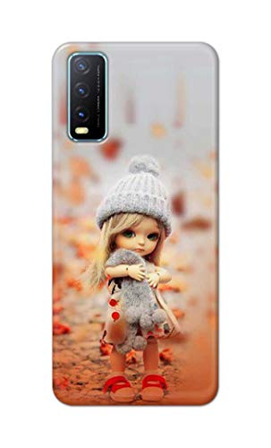 Image of PRINTFIDAA Doll Cute Girl Amazing Beauty Little Kid Child Playing Hard Back Cover for Vivo Y20 / Vivo Y20i / Y20s / Y20G / Vivo Y12s / Y20S (G) Back Cover -(P6) KAT1001