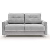 MISURE: Larghezza divano letto 168/188/208 Cm, Lunghezza divano letto 96 Cm, Altezza divano letto 91 Cm, Altezza seduta 48 Cm, Profondità seduta 57 Cm, Altezza materasso 13 Cm