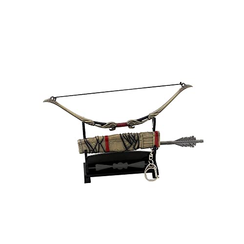 Hanaiette 1 x God of War Chaos Klinge Donner Hammer Axt Schwert Waffe Modell Schlüsselanhänger mit Display-Ständer (Standardmodell 16)