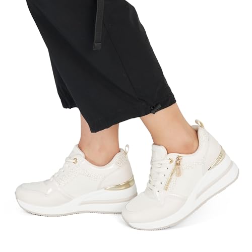 Chaussure de marche respirable à talon compensé et zip JOMIX - 2