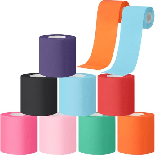 Gilprop 8 Rolls Colored Toilet Paper Multicolor Funny Novelty Toilet Paper Gift Sustainable and Soft...