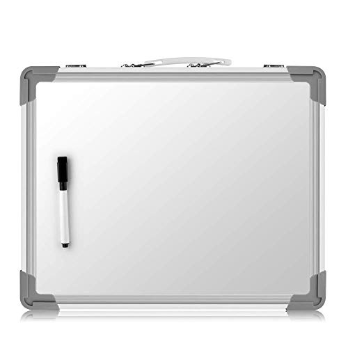 S SIENOC 15"x12" /38x30CM Whiteboards Whiteboard Wit Dry Erase Board Mini Easel Reversible Notepad voor Home Office - Image 3