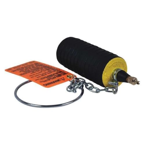 Image of Cherne 276348 3 in.- 4 in. Multi-Size Test-Ball Plug, Black