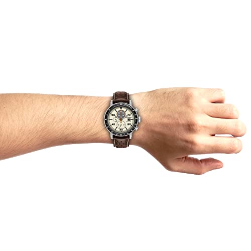Citizen Men's Eco-Drive Sport Casual Brycen Weekender Chronograph Watch, 12/24 Hour Time, Date, Tachymeter, Luminous Hands
