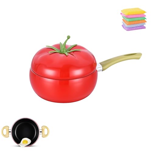 Cacerola poco profunda con tapa, cacerola de hierro fundido, olla de hierro fundido esmaltado, olla de tomate, cocotte, olla antiadherente para sopa, lata de pasta, olla de cocina multifunción (verde