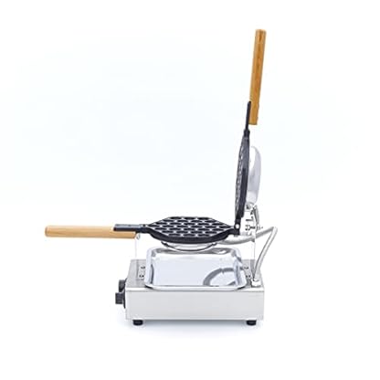Waffeleisen 1 Stück Bubble Waffle - Antihaftbeschichtung - Bubble Waffles - Waffeleisen - Profi – Bild 4