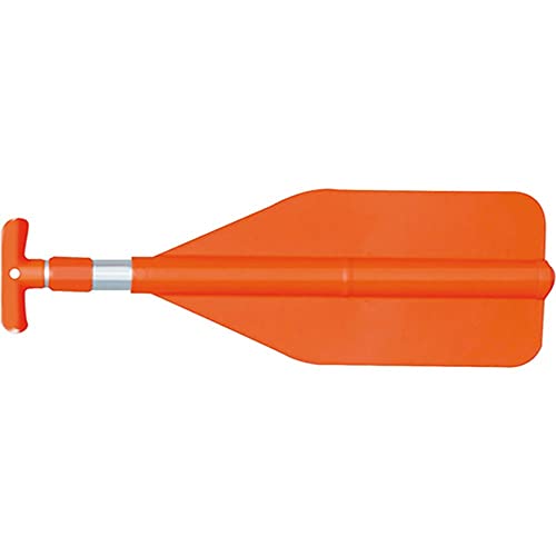 SEACHOICE 71100 Telescoping Paddle – Adjusts from 20 to 45 Inches – Bright Signal Orange Color, One Size