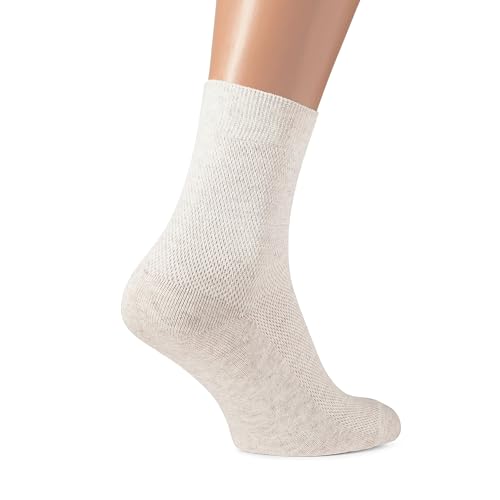 LuxWeave™ Men's Fine Mesh-Knitted Thin Breathable Linen Socks3