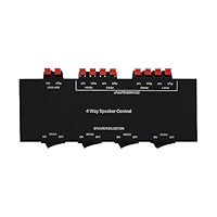 SENWIKATIN 2-Way Speaker Selector, Passive 2 Zone Distribution Box 150W - View #7