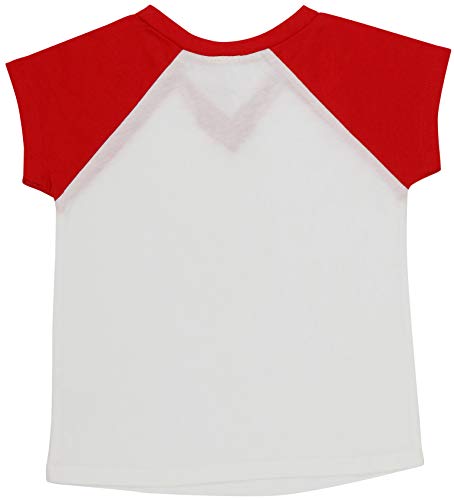 Image of ToBeInStyle Kids Boys Girls Cotton Jersey Contrast Raglan V-Neck Tee T-Shirts