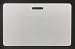 100 Blank PVC Plastic Photo ID Horizontal Slot Punch Card 30Mil