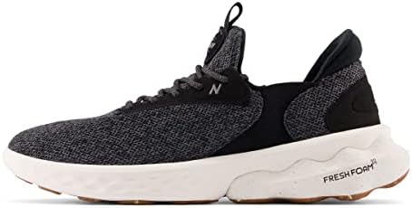 New Balance Men's Fresh Foam Roav Elite V1 Running Shoe, Black/Sea Salt, 10 | Image 6