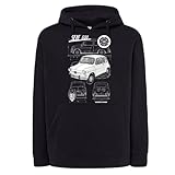 80% algodón 20% poliéster Sudadera 600, Sudadera clásico, Sudadera Hombre, 600, Coche clásico, Sudadera Unisex, Sudadera con Capucha, Sudaderas Hombre, Sudaderas Mujer