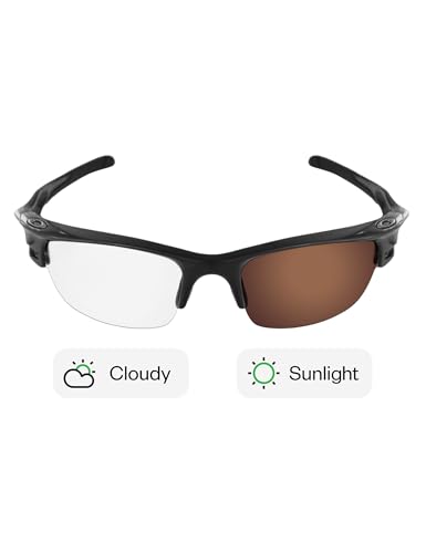 Image of Mryok Replacement Lenses for Oakley Fast Jacket OO9097 Sunglasses, HD Polarized, UV Protection, Impact Resistant