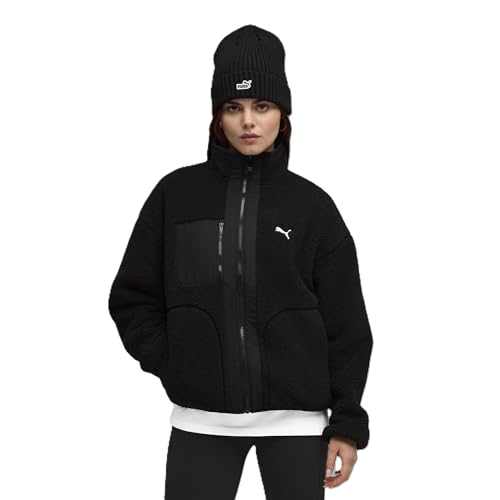 PUMA(プーマ) カジュアル スポーツ ブルゾン アウター リバーシブル ハイブリッド シェルパー ジャケット 691089 レディース