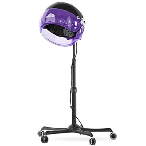 DEER BEAUTY Professional Standing Hair Dryer – 1875W Floor Standing Hooded Dryer Hair Bonnet with Ionic Generator for Professional Salon Station Spa Home Use Hair Drying Treatment Adds Shine Volume