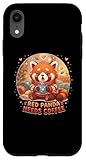 iphone xr red price Installazione facile Custodia per iPhone XR Red panda needs Coffee Red Panda Girls Kids