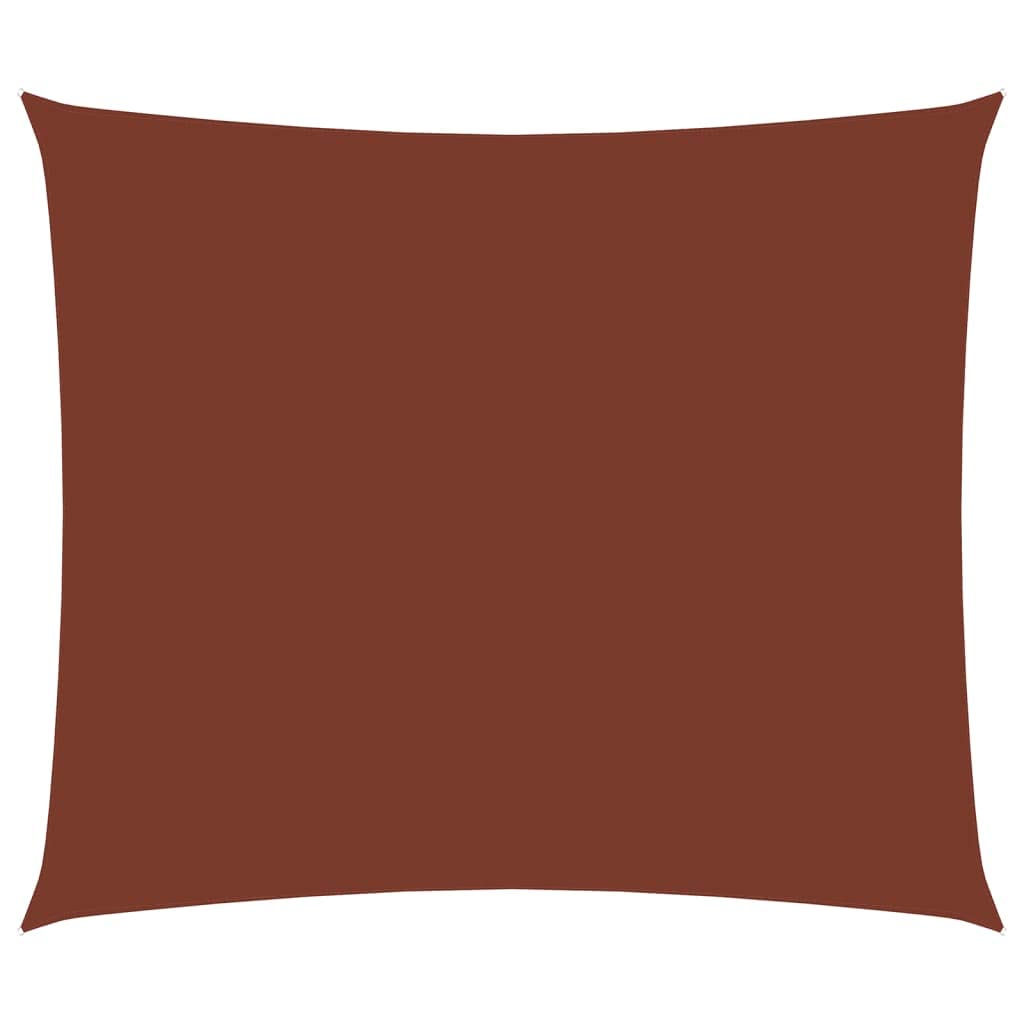 vidaXL Sunshade Sail Oxford Fabric Rectangular 3.5x5 m Terracotta — image 1
