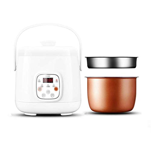Mini-Haushaltswaren-Reiskocher, professionelle Version, Dampfgarer mit abnehmbarem Antihaft-Topf, Warmhaltefunktion, wärmeres Induktionsheizsystem