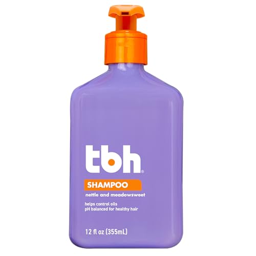 TBH Teen & Kids Shampoo - Lightweight and Detangling Hydrating Hair Shampoo for Dry Oily Fine Curly and All Hair Types - Tween and Kids Shampoo - Sulfate Paraben Free - 12 oz