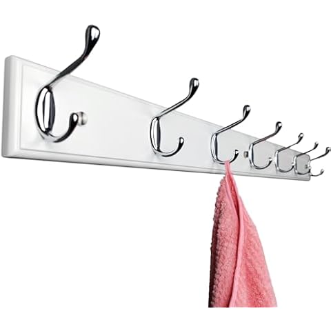 lomejii Modern Wooden Coat Rack with Hooks Cover