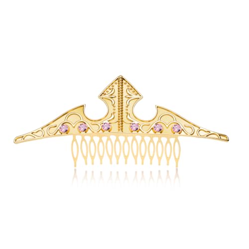LALOASS Aurora crown Princess crown Aurora Headband birthday crown Gold crown Tiara crown headband Halloween Princess costume crown