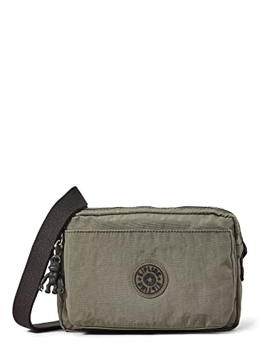 Occhiello metallico Kipling ABANU M, Borse a Tracolla, Donna, Verde Moss, Taglia unica