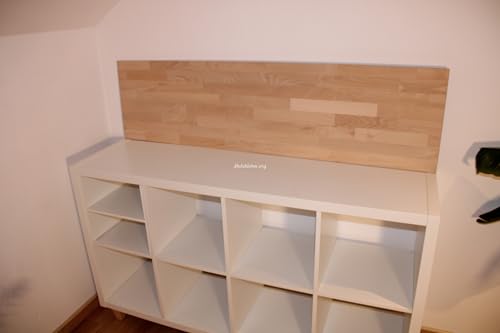 Comptoir en bois de hêtre pour créer un coin bureau Kallax