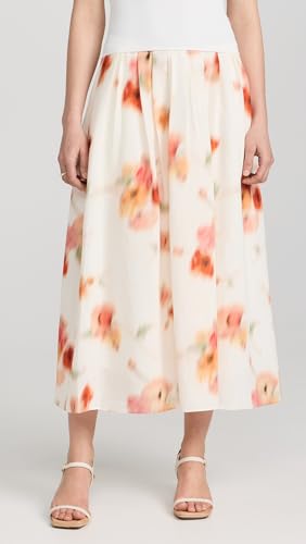 Vince Women's Poppy Blur Gathered Easy Skirt2