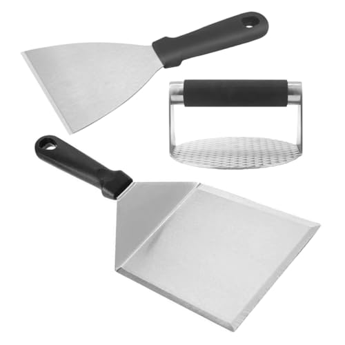 Set de herramientas para parrilla BESPORTBLE acero inoxidable 3 piezas miniatura 1