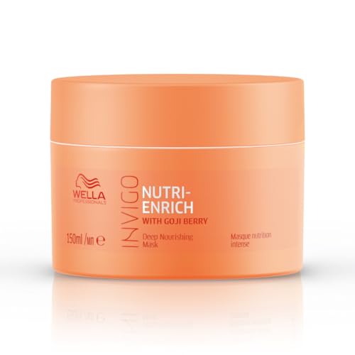 Wella Professionals Invigo Nutri-Enrich Hair Mask | 150 ml | Nourishing, Hydrating Hair Treatment for Dry & Damaged Hair | With Goji Berry Nutrients