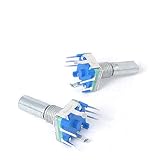  Codificador rotatorio, interruptor de código/potenciómetro digital EC11 / Audio, con interruptor, 5pin, longitud de manija 20mm