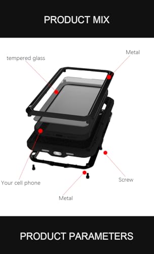 Coque iPhone 17 verte de qualité militaire blindée en aluminium LOVE MEI - 2