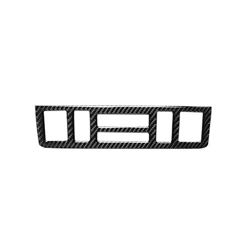 Car Carbon Fiber Accessories Lower Center Control Protective Cover Anti-Scratch Sticker Compatible with BMW 3 Series E46 1998 1999 2000 2001 2002 2003 2004 2005