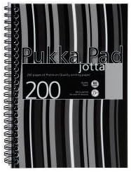 Pukka Pad Jotta Polyprop A5 Notebook Wirebound 200 Pages black stripes x 1 - Single