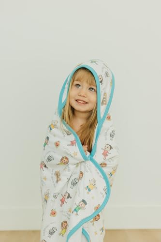 Image of Copper Pearl Premium Knit Hooded Bath Towel CoComelon Friends