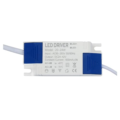 Controlador LED 20-24W 500mA transformador de corriente constante para panel 4