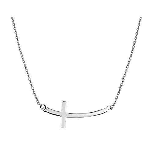 Preisvergleich Produktbild SOFIA MILANI Damen Halskette Kreuz Anhänger Silber 50234