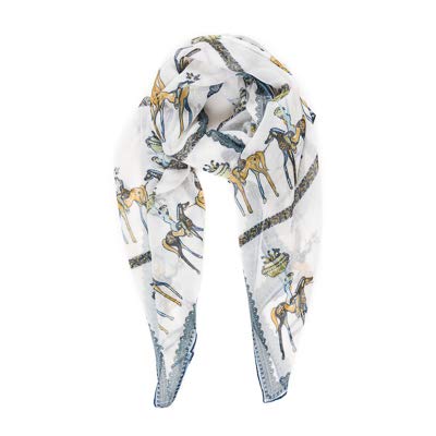 MELIFLUOS DESIGNED IN SPAIN Pañuelos Fular Foulard Mujer Bufandas Estampado Diseño Español 100% Viscosa (SS24)